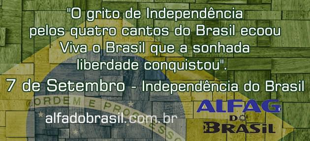 ALFAG do Brasil celebra Independência como marco de desenvolvimento do País