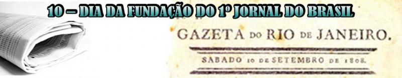 10 de setembro de 1808: 1º jornal do Brasil