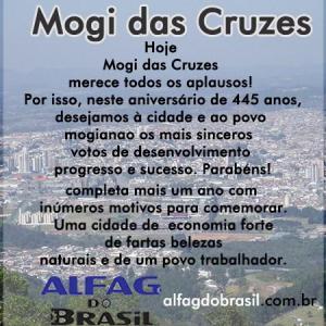 Alfag do Brasil parabeniza Mogi das Cruzes